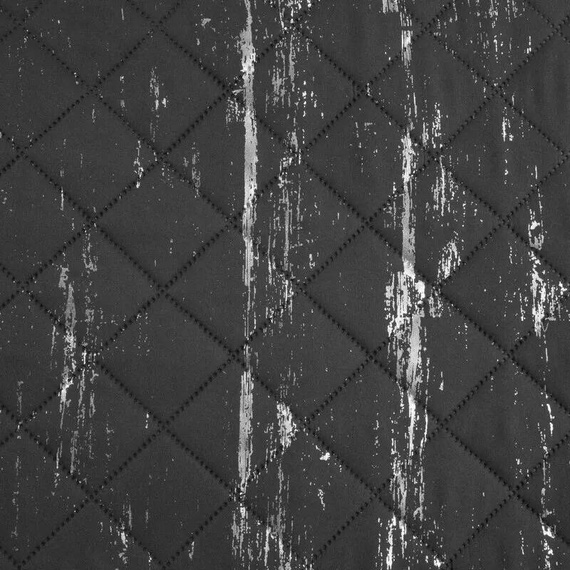 Narzuta dekoracyjna Blink 1 Design91 grafitowy/srebrny