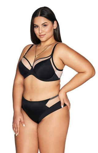 2136 Biustonosz soft miękki Ava - czarny