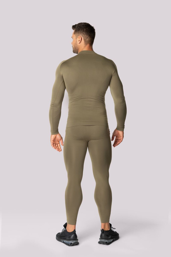 Alpha Bluzka termoaktywna męska długi rękaw Spaio forest green