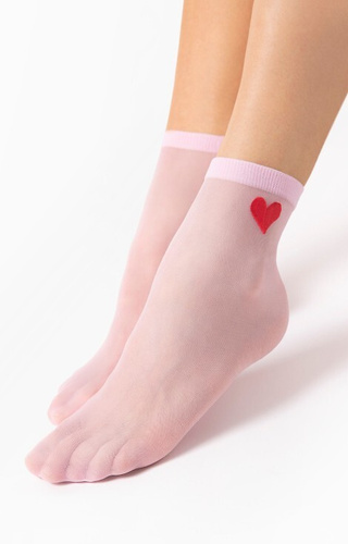 G 1191 Cupido Skarpetki 20den Fiore rose