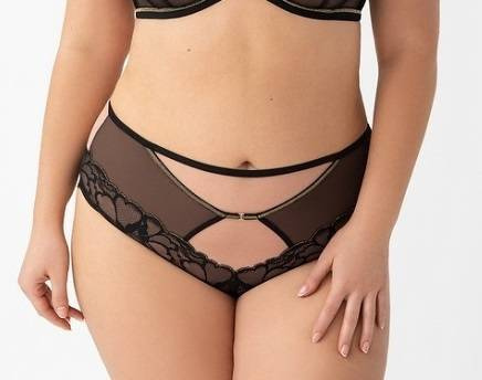 Figi damskie K 759 Saanvi Gorsenia - czarny