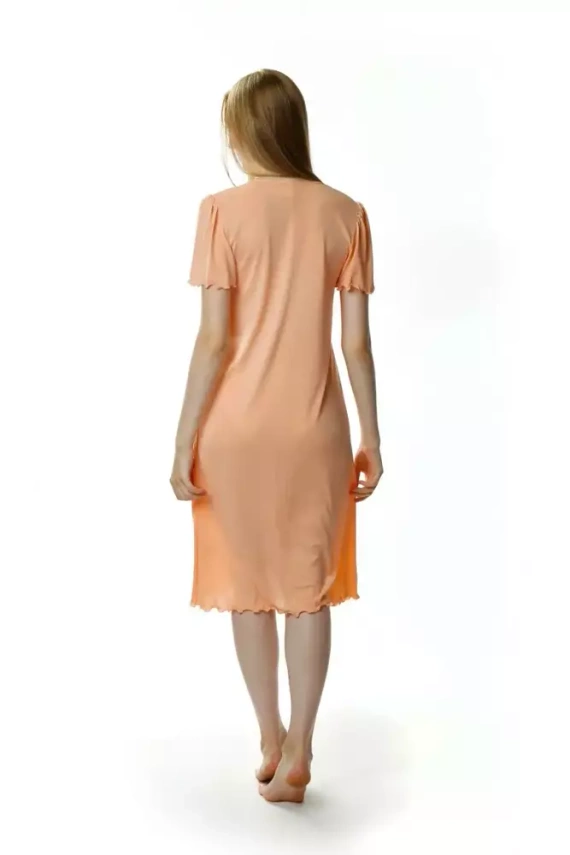 Koszula nocna damska 4112 Beatriz Mewa morelowy