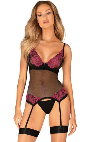 Gorset Rosenty Obsessive - czarny