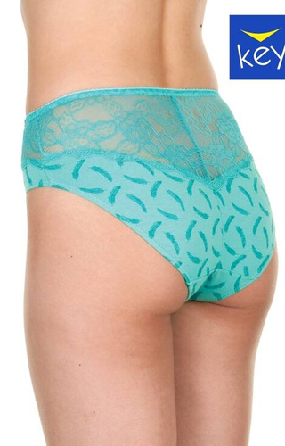 Figi damskie LPC 971 A22 Key miętowy-biały