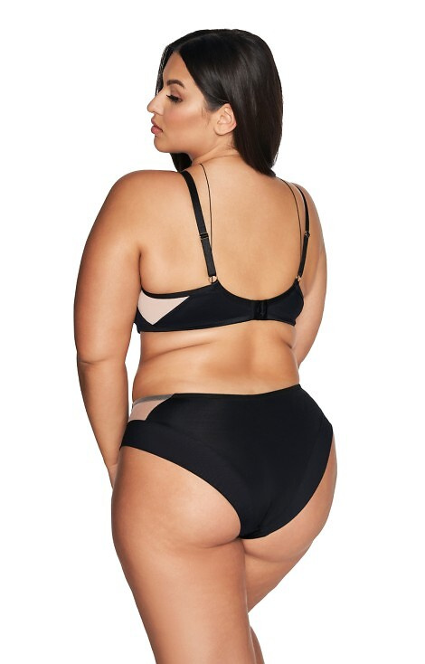 2135 Figi damskie Ava - czarne