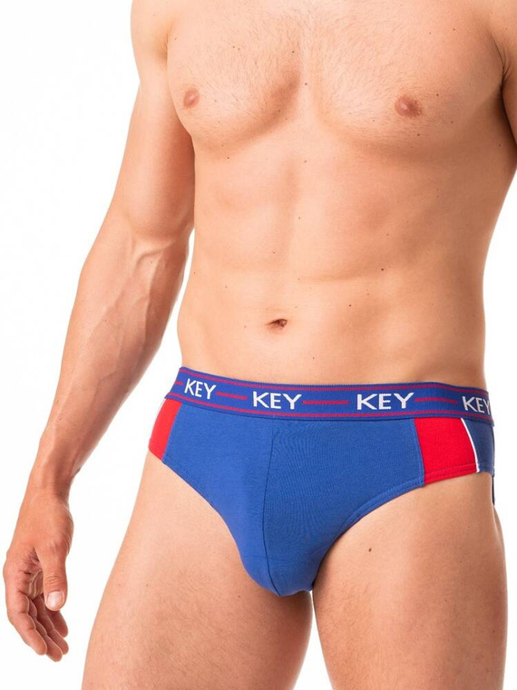 Slipy męskie MPP 238 2-pak Key chabrowy czerwony