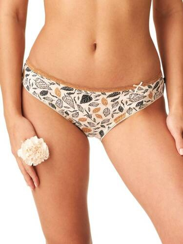 Figi damskie LPR 928 A'2 2-pak Key beżowy czarny