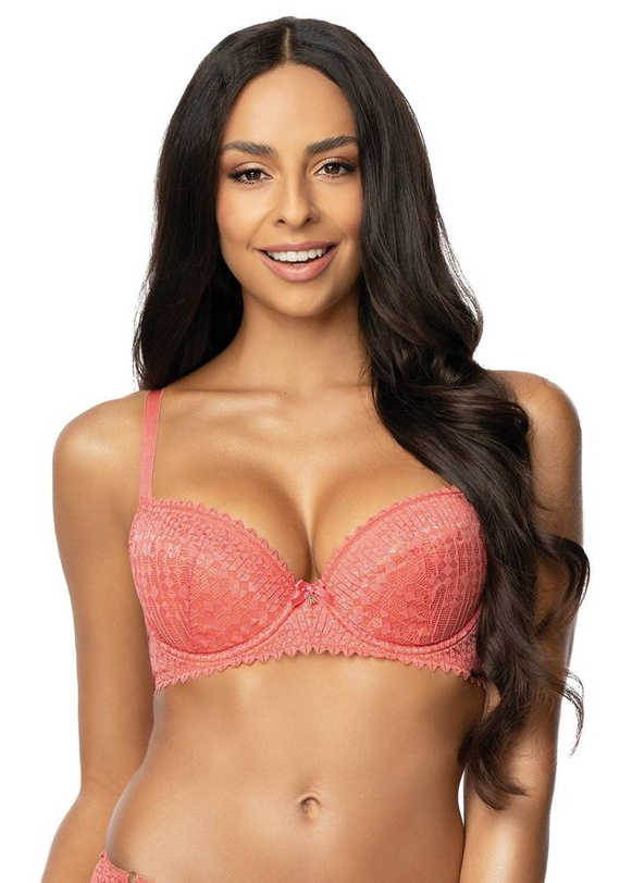 Biustonosz Push-up M-3633/11 Maddie Mat koralowy