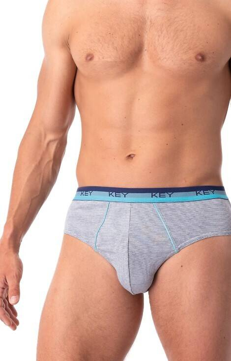 Slipy męskie MPP 340 2-pak Key - granat-szary