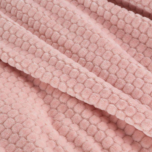 Narzuta z mikrofibry Zoe Eurofirany pudrowy róż