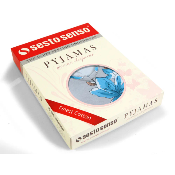Piżama damska 2594/08 Sesto Senso niebieski