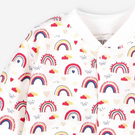 Pajacyk bawełniany Tęcza Nini druk