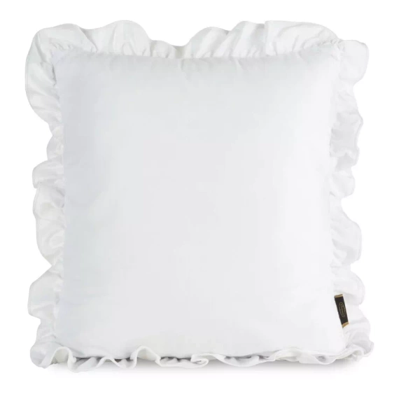 Poszewka dekoracyjna Brenda z falbanką Eurofirany biały