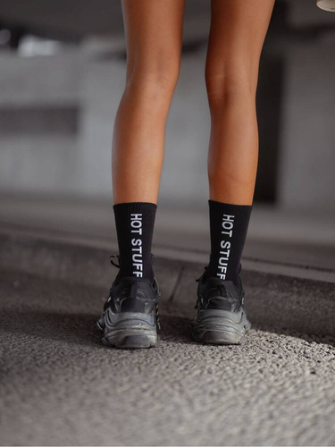 0200-128 Hot Stuff Skarpety damskie Milena - czarny