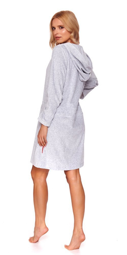 SWO.1008 Szlafrok damski Doctor Nap - grey melange