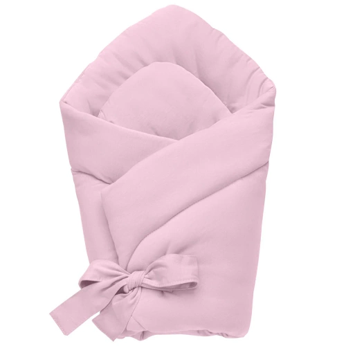 Yosoy Basic dusty powder pink rożek dla noworodka z bawełny i antyalergicznym wypełnieniem