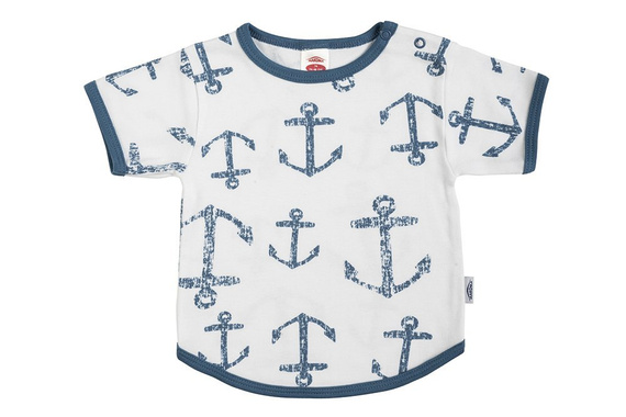 T-shirt "BLUE SEA" Makoma biały