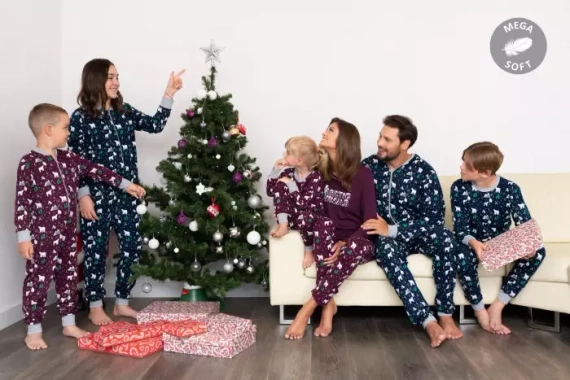 Piżama dziecięca Sid Italian Fashion druk burgundowy