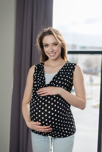 Bawełniany top 021 MIRACLE-czarny