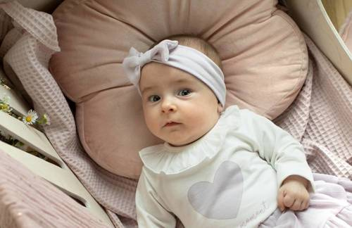 Opaska dziewczęca Charlotte Pinokio - fiolet