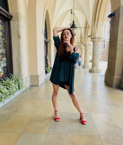 Piżama Damska 612 Artemise Forex- zielony