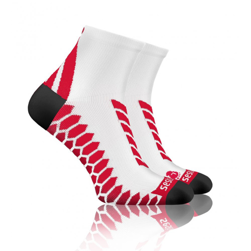 Sport Socks Skarpety sportowe Sesto Senso biały-różowy 