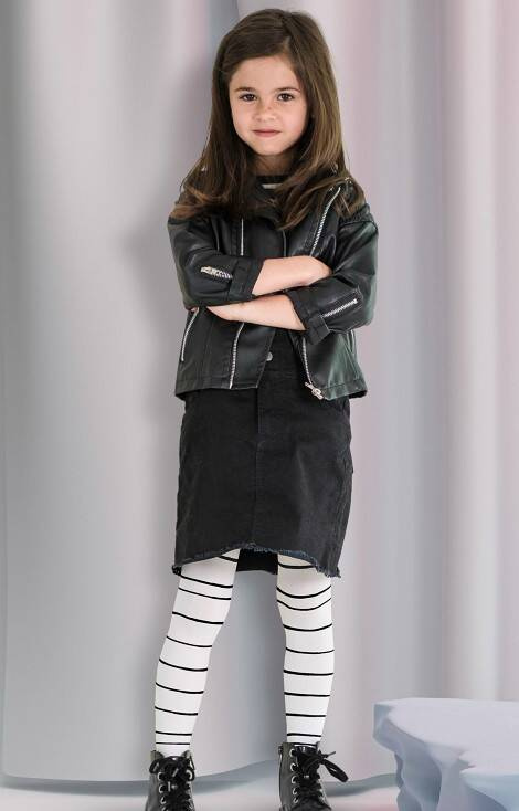 Rajstopy Dziewczęce DR 2406 Wednesda  Knittex - bianco