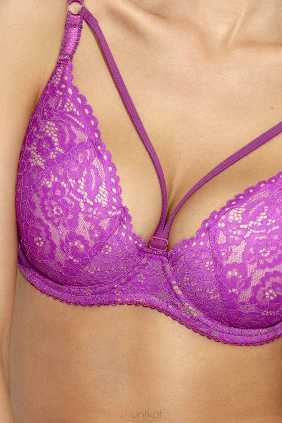 Biustonosz Kosmo push up Unikat różowy