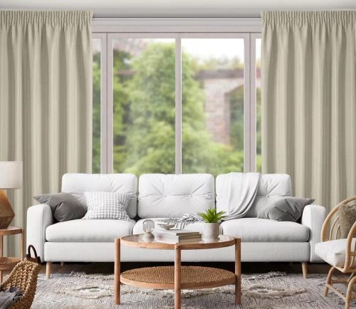 Zasłona na taśmie Rita Eurofirany cappucino