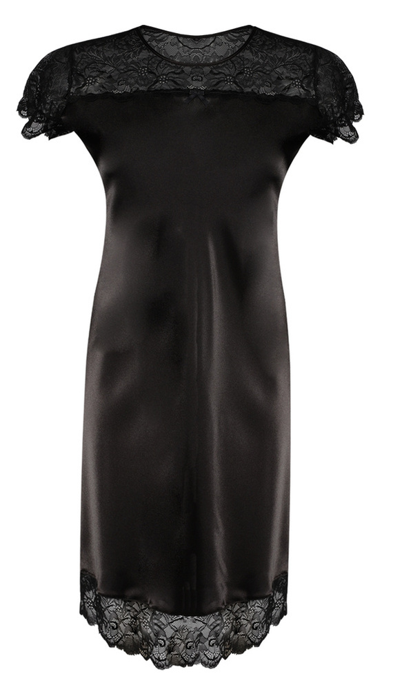 Louise Halka satynowa damska DKaren - czarny