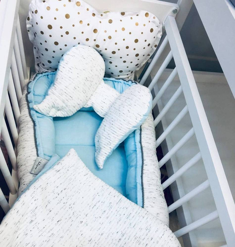 Kokon niemowlęcy z kołderką "Enzo" Belisima  