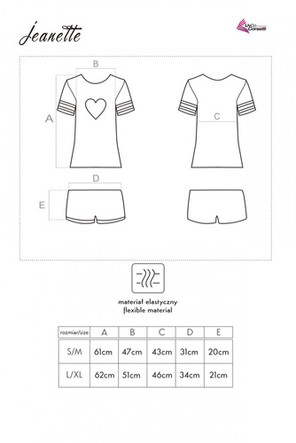 Komplet dwuczęściowy Jeanette LC 55732 LivCo Corsetti Fashion