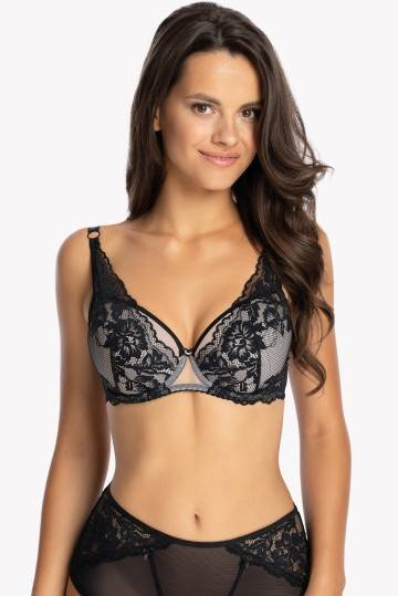Biustonosz Push- up BS-1112 Valentina Gaia - czarny
