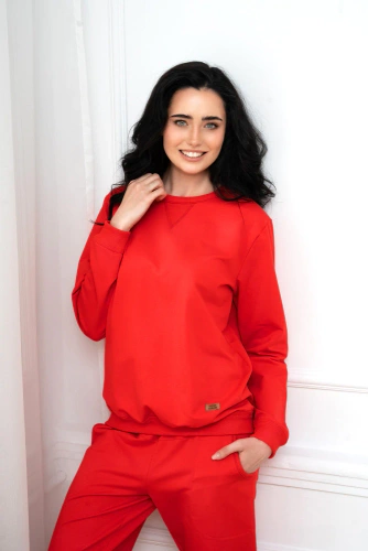 Komplet dresowy Panama Italian Fashion- czerwony