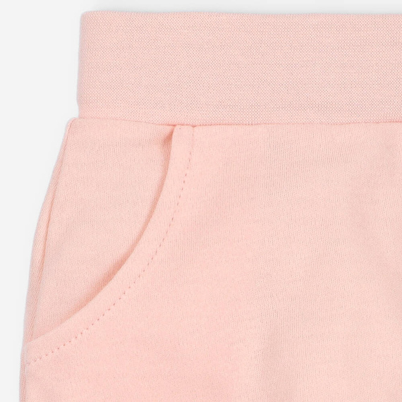 Spodnie z bawełny organiczne Bicycle Nini pomarańczowy