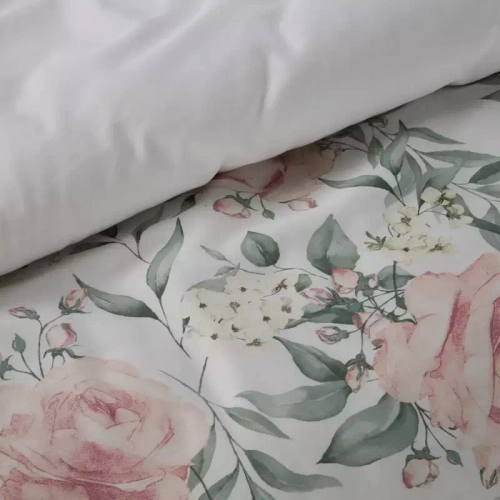 Pościel satynowa Spring 16 Róże Eurofirany różowy