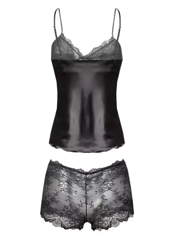 Komplet piżama damska Nevada DKaren - czarny