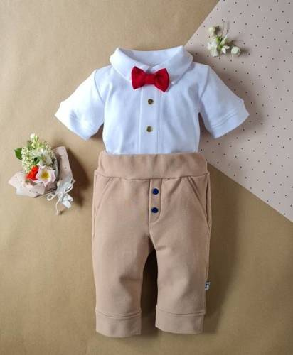 0410/latte Little Gentleman Spodnie Marija - latte