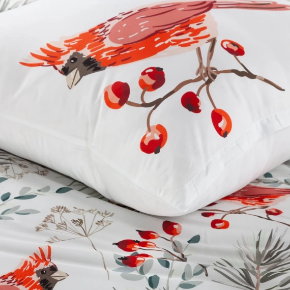 Pościel z nadrukiem z motywem świątecznym Willow Eurofirany