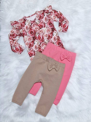 Spodnie niemowlęce Rozalia Bambarillo różowy
