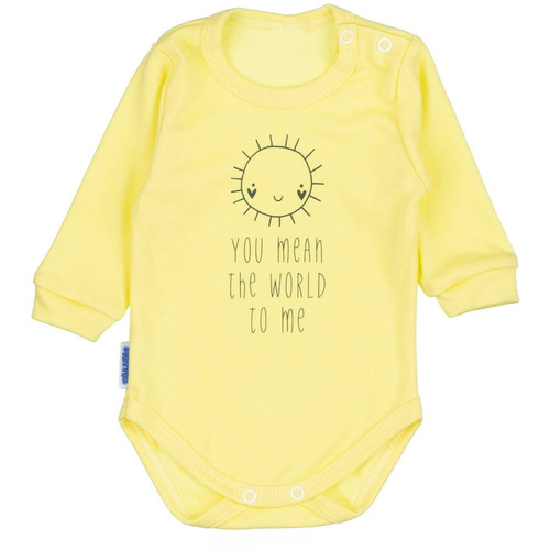 Body niemowlęce długi rękaw Gruszka Martex biały