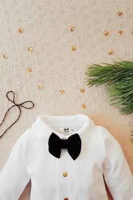 Muszka z weluru 418W Black Star Marija - szary