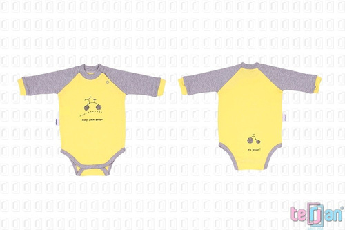 Body z długim rękawem "BIKE" różowe