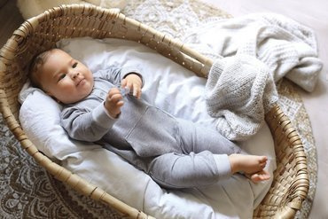 Pajac kangurek bez stópek "Simply Comfy" Ewa Klucze - szary