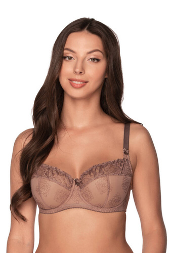 Biustonosz półusztywniany BS 1107 Elena Gaia mokka
