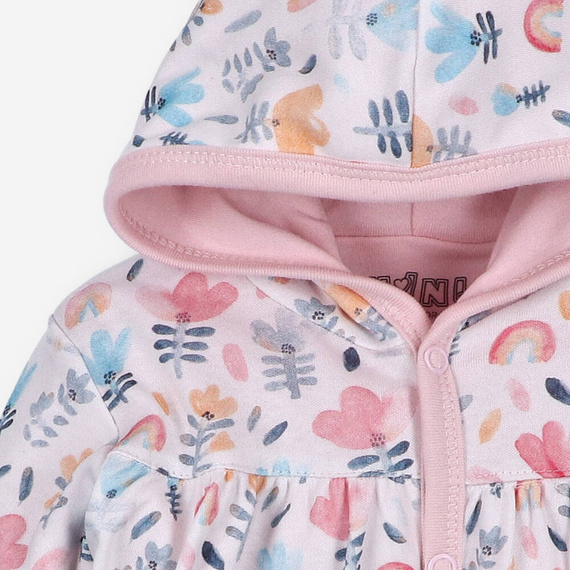 Bluza dwuwarstwowa Tęczowy Ogród z bawełny organicznej Nini