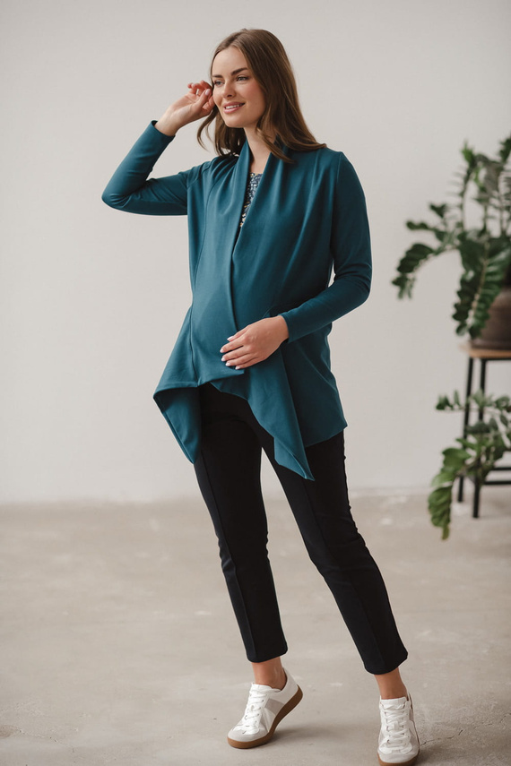 Kardigan ciążowy Mama Wrap Milk&Love morski