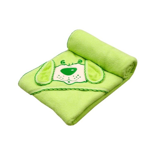 Niemowlęce okrycie kąpielowe "Piesek" Terjan - Zielony