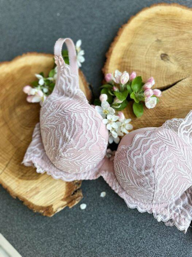 Biustonosz Push- up BS 1226 Abigail  Gaia -rózowy