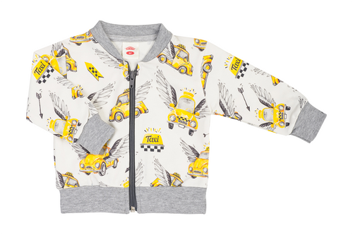 Dres niemowlęcy "Taxi 1" Makoma szary